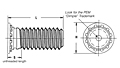 Self-Clinching Studs for Stainless Steel Sheets - Types FH4™ and FHP™ 2
