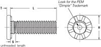 Heavy Duty Studs for Thin Sheets - Type THFE 2