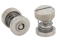 Low profile knob, spring-loaded - PF30, PF31, PF32