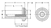 Self-Clinching Blind Fasteners - Types B, BS 2