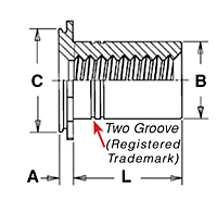 Stainless Steel Standoffs - Types CSS, CSOS, Style #1