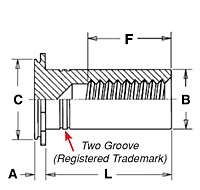 Stainless Steel Standoffs - Types CSS, CSOS, Style #3