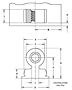 Steel Threaded Right Angle Fastener 2