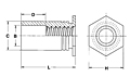 Thru-hole Threaded Standoffs - Types SO, SOA, SOS 2