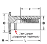 Stainless Steel Standoffs - Types CSS, CSOS, Style #3